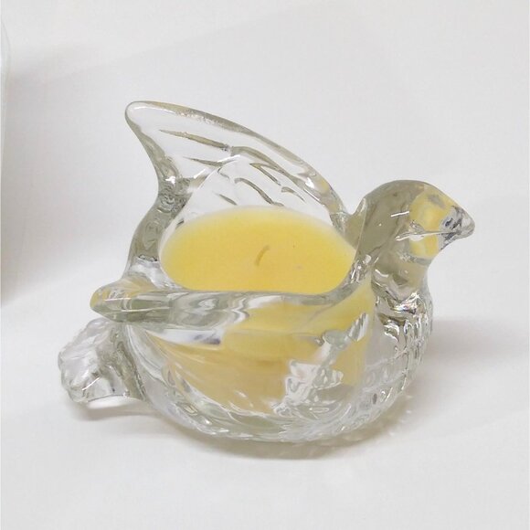 Avon Dove In Flight Meadow Morn Fragrance Candlelette Vintage Late 1970s New Old - Picture 5 of 8